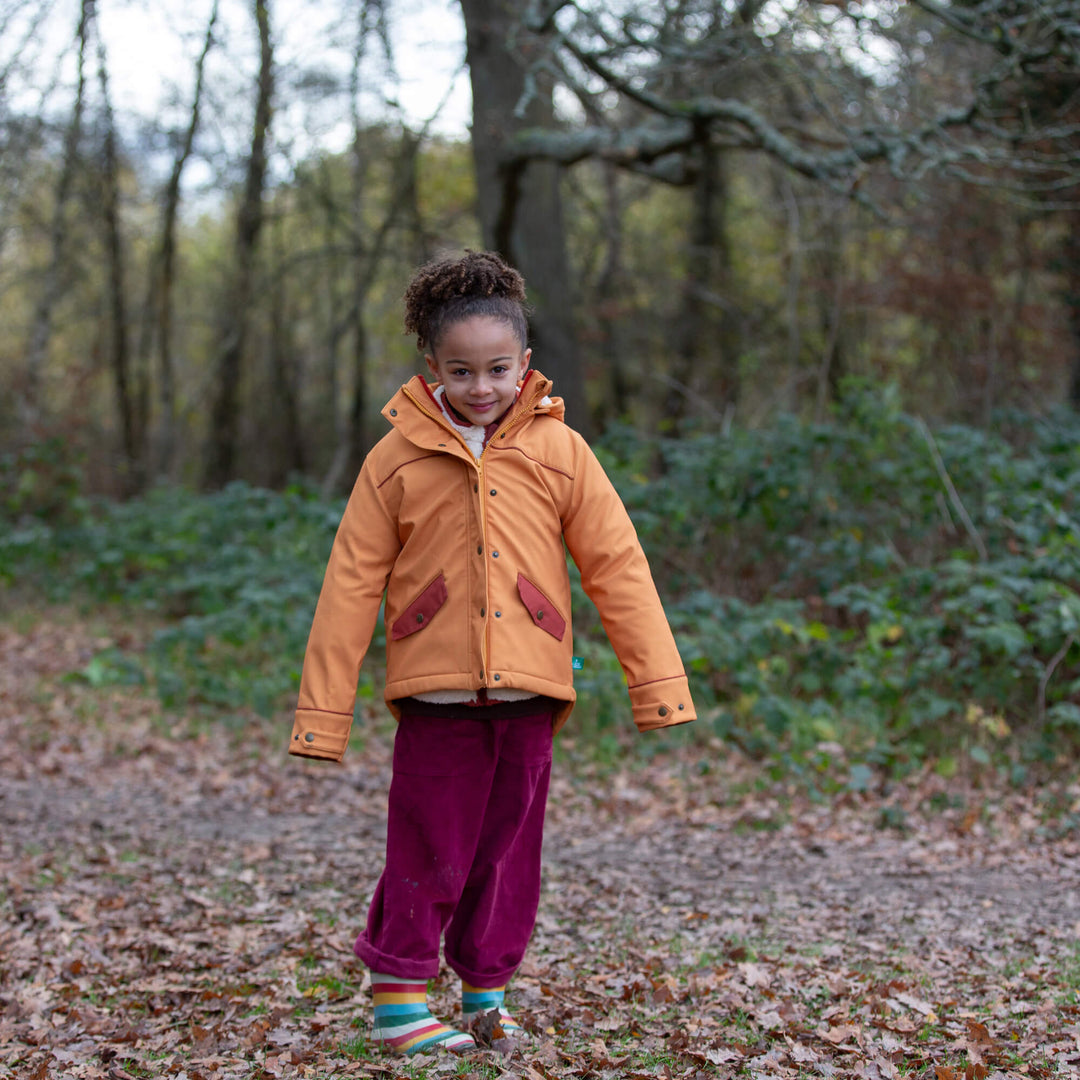 Gold Recycled Waterproof 3 in 1 Coat Gold / 8-9y