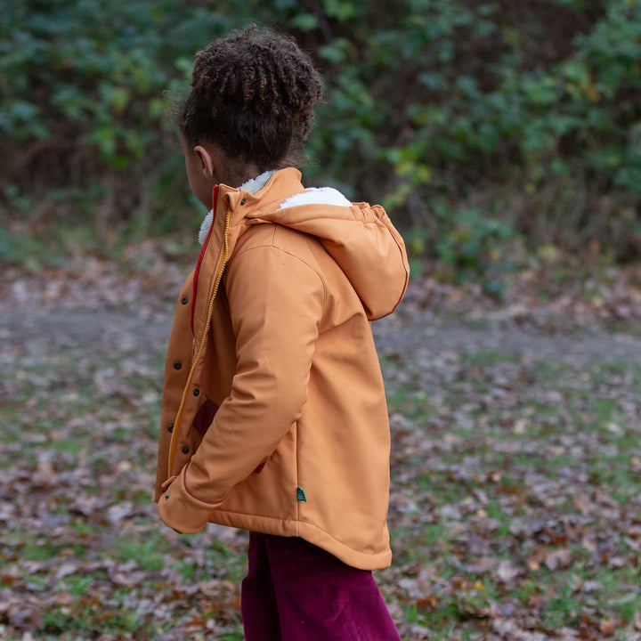 Gold Recycled Waterproof 3 in 1 Coat Gold / 8-9y