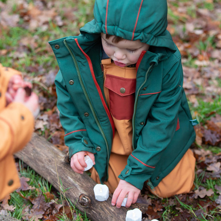 Olive Recycled Waterproof 3 in 1 Coat Green / 8-9y