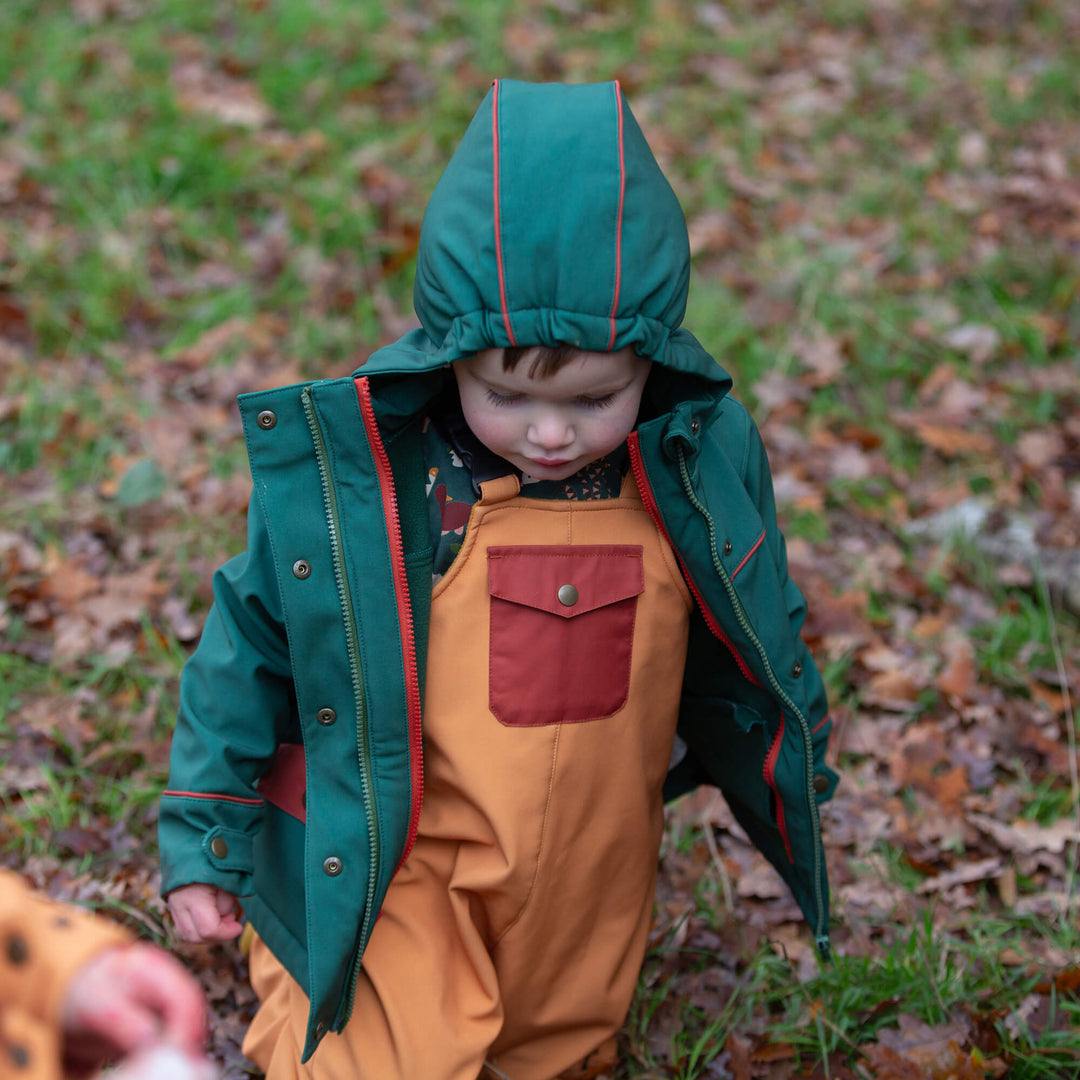 Olive Recycled Waterproof 3 in 1 Coat Green / 8-9y