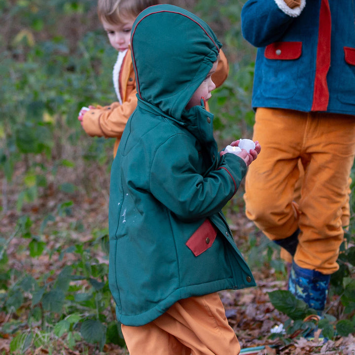 Olive Recycled Waterproof 3 in 1 Coat Green / 8-9y