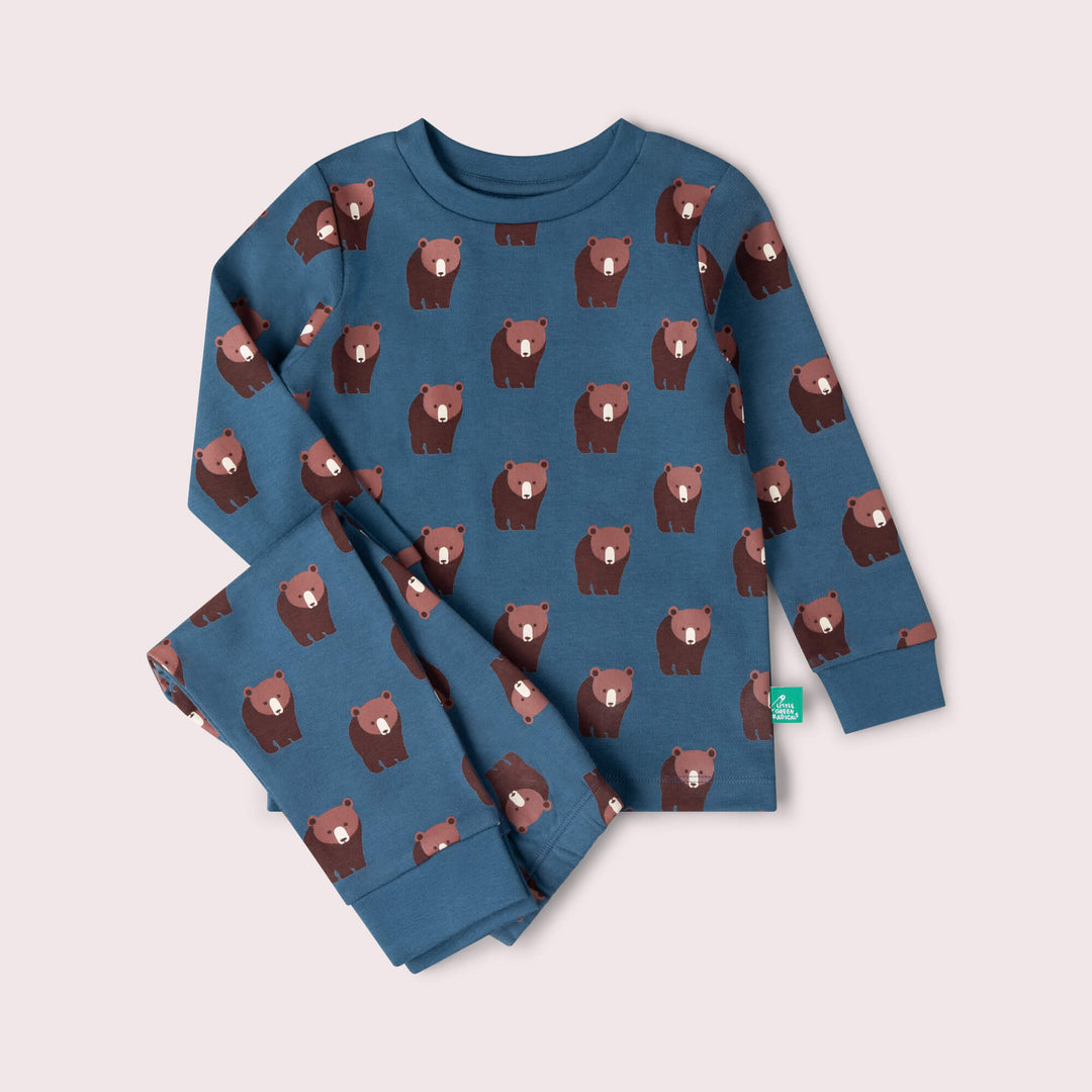 Blue Bears Organic Pyjamas NOT AVAILABLE USA/CAN/AUS Blue / 8-9y