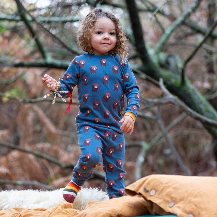 Blue Bears Organic Pyjamas NOT AVAILABLE USA/CAN/AUS Blue / 8-9y