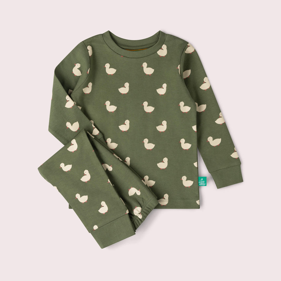 Olive Ducks Organic Pyjamas NOT AVAILABLE USA/CAN/AUS Green / 8-9y