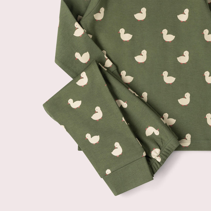 Olive Ducks Organic Pyjamas NOT AVAILABLE USA/CAN/AUS Green / 8-9y