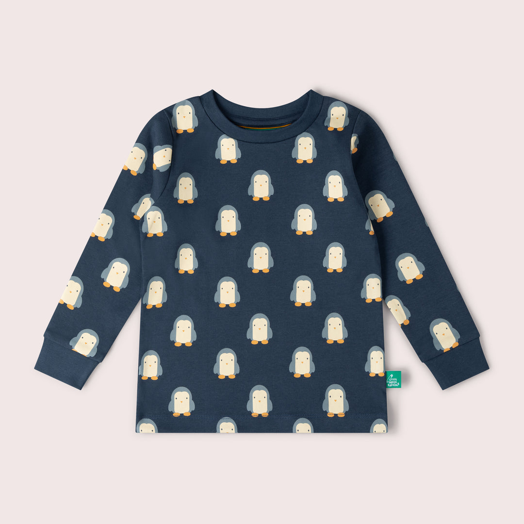 Blue Penguins Organic Pyjamas NOT AVAILABLE USA/CAN/AUS