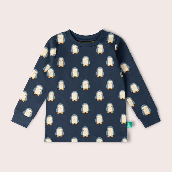 Blue Penguins Organic Pyjamas NOT AVAILABLE USA/CAN/AUS