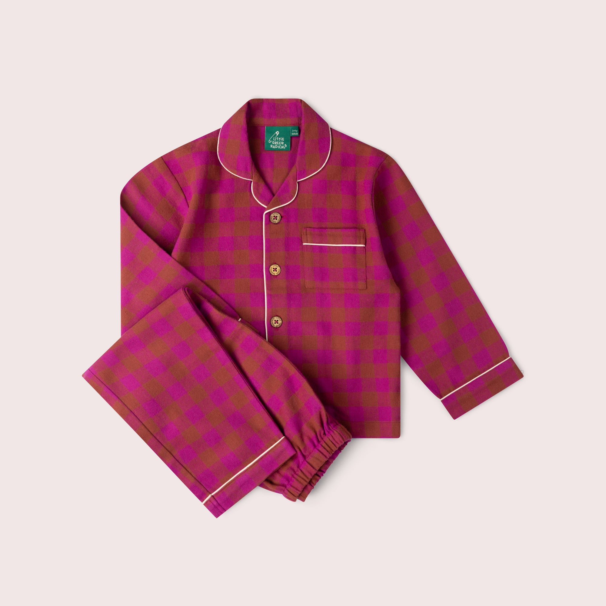 Berry Check Classic Pyjamas NOT AVAILABLE USA/CAN/AUS