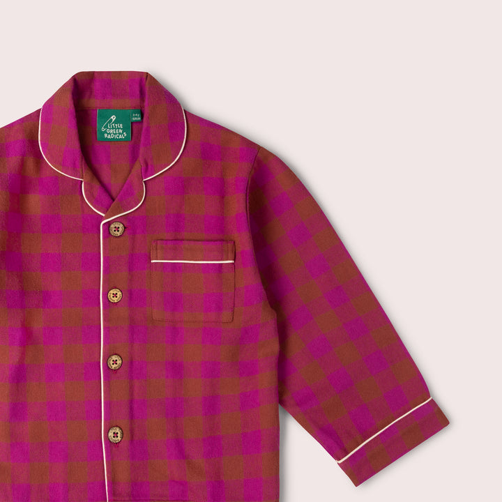 Berry Check Check Classic Pyjamas NOT AVAILABLE USA/CAN/AUS