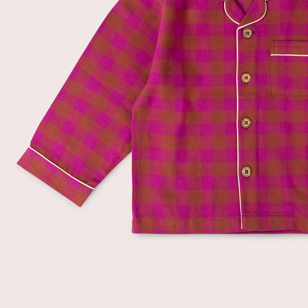 Berry Check Check Classic Pyjamas NOT AVAILABLE USA/CAN/AUS