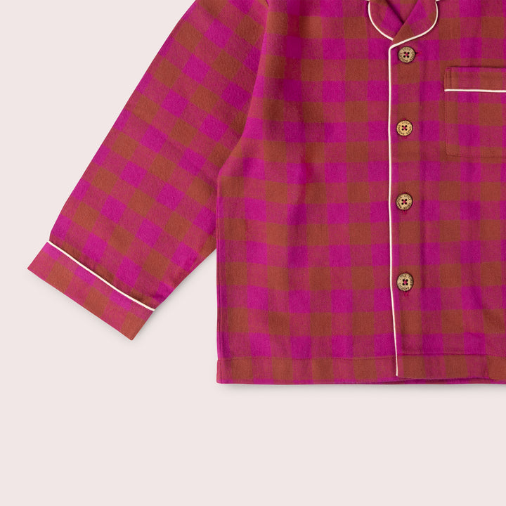 Berry Check Check Classic Pyjamas NOT AVAILABLE USA/CAN/AUS