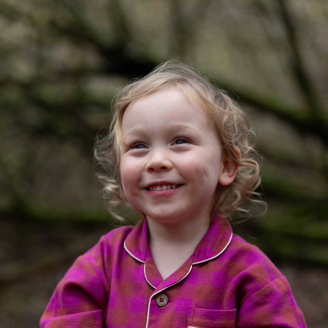 Berry Check Check Classic Pyjamas NOT AVAILABLE USA/CAN/AUS