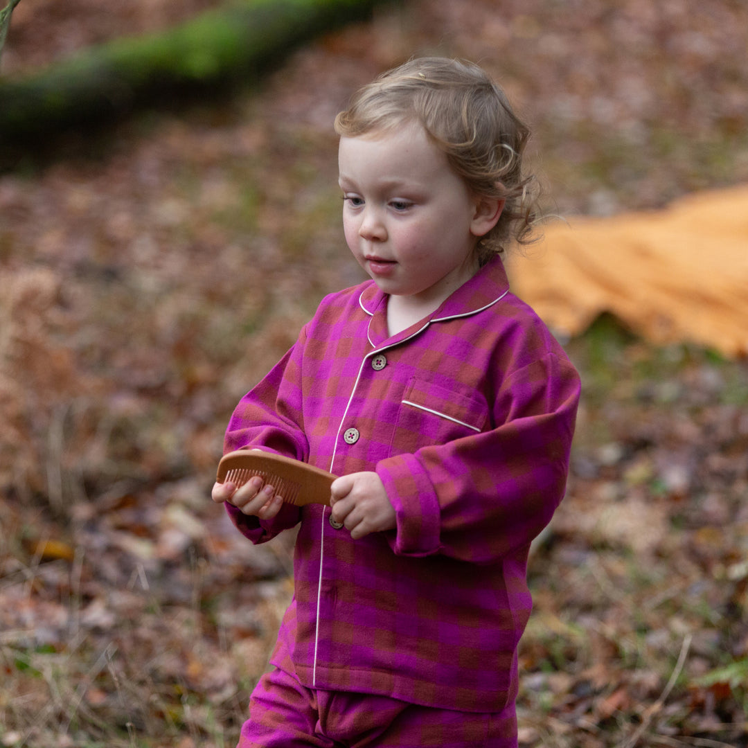 Berry Check Check Classic Pyjamas NOT AVAILABLE USA/CAN/AUS