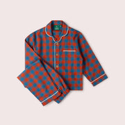 Burnt Ochre Check Classic Pyjamas NOT AVAILABLE USA/CAN/AUS