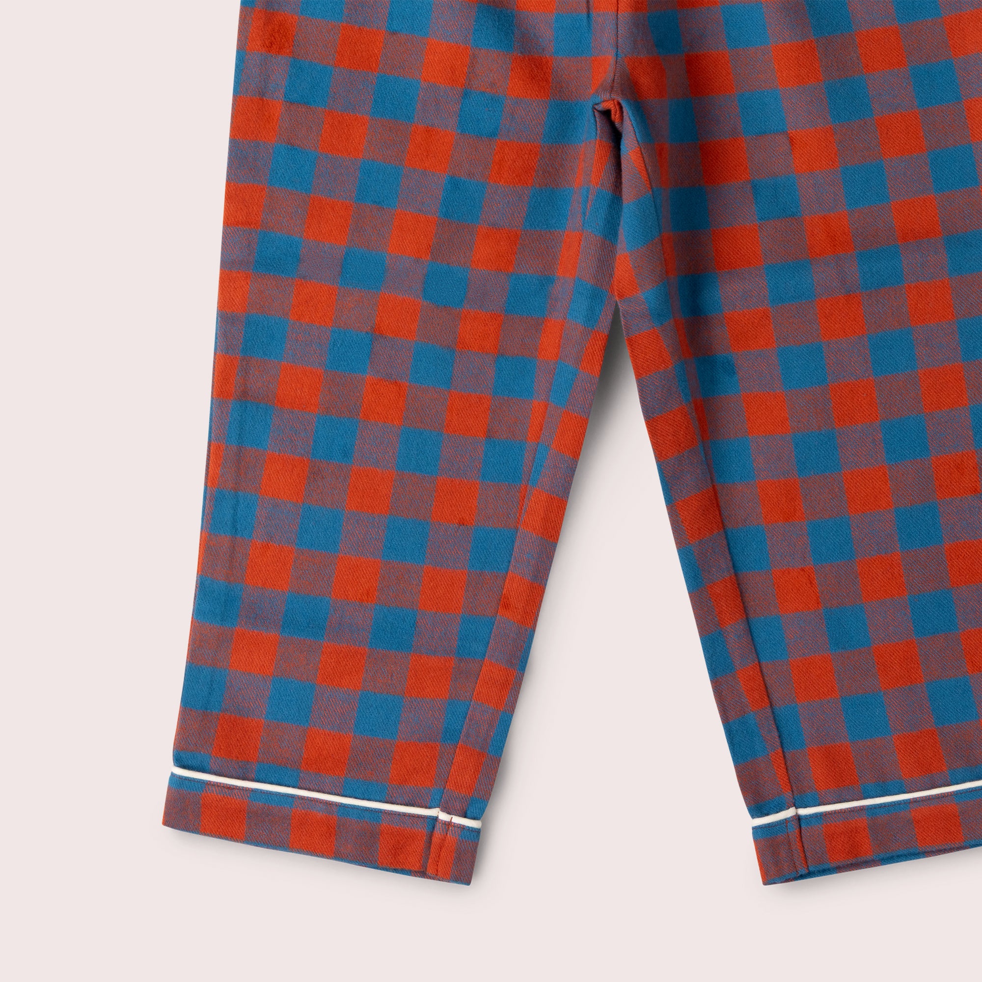 Burnt Ochre Check Classic Pyjamas NOT AVAILABLE USA/CAN/AUS