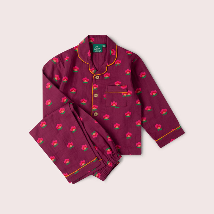Pink Flowers Classic Pyjamas NOT AVAILABLE USA/CAN/AUS