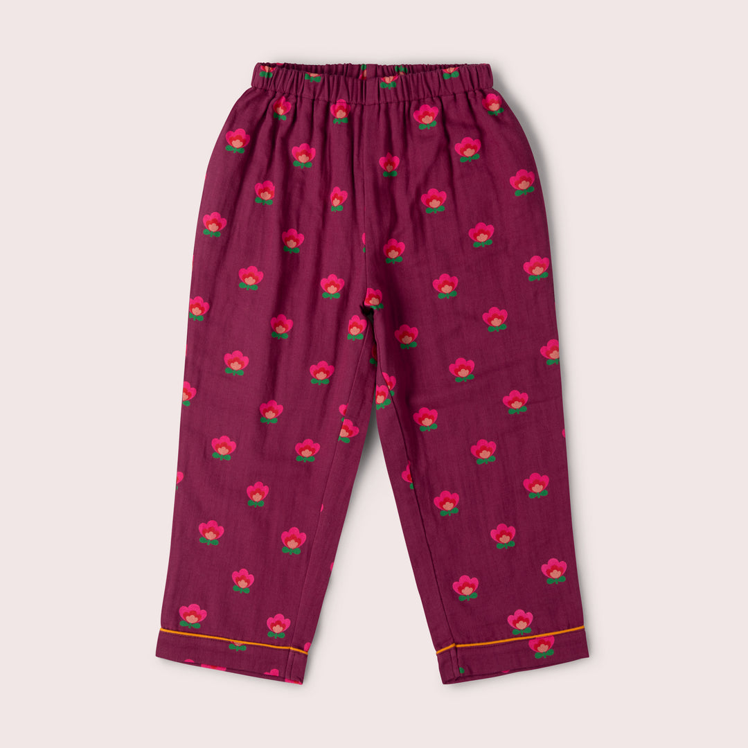 Pink Flowers Classic Pyjamas NOT AVAILABLE USA/CAN/AUS