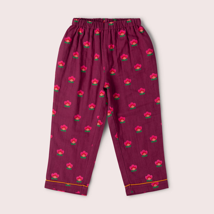 Pink Flowers Classic Pyjamas NOT AVAILABLE USA/CAN/AUS