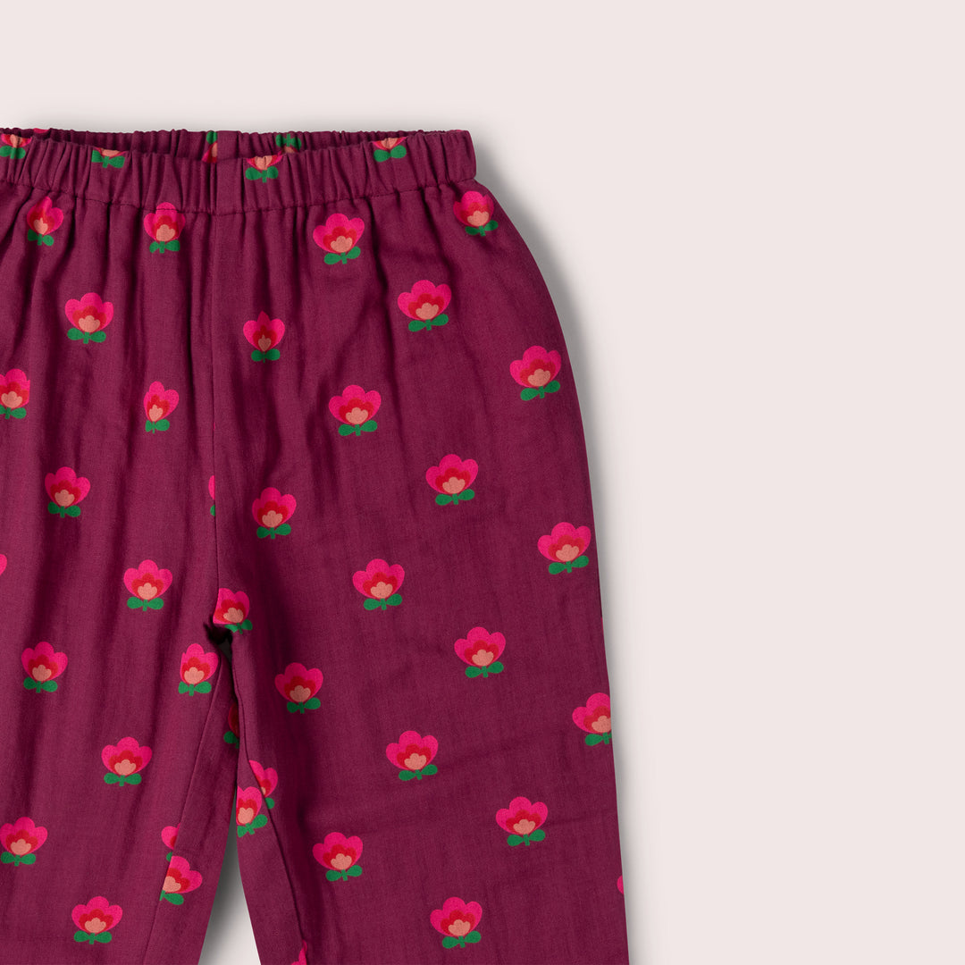 Pink Flowers Classic Pyjamas NOT AVAILABLE USA/CAN/AUS