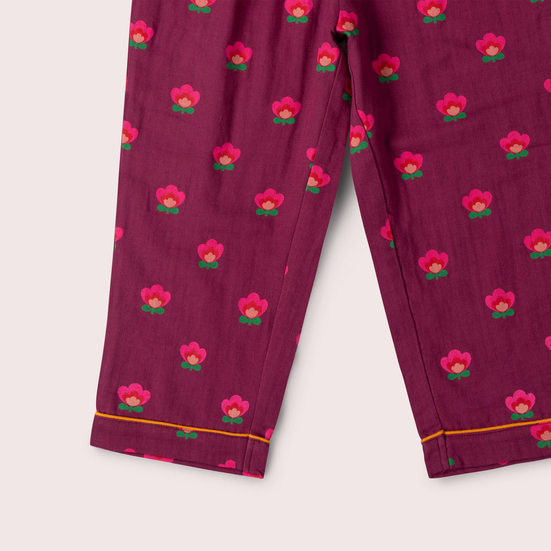 Pink Flowers Classic Pyjamas NOT AVAILABLE USA/CAN/AUS
