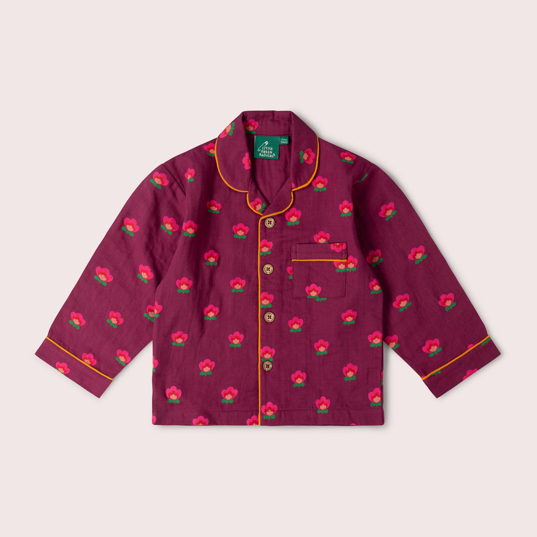 Pink Flowers Classic Pyjamas NOT AVAILABLE USA/CAN/AUS