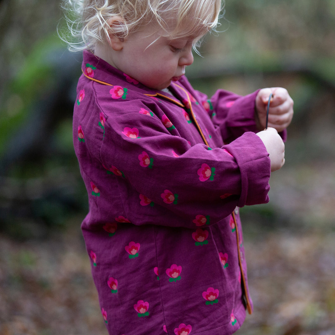 Pink Flowers Classic Pyjamas NOT AVAILABLE USA/CAN/AUS