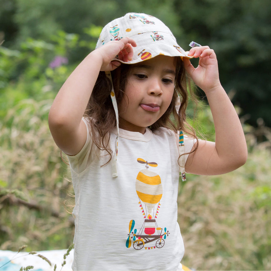 Take To The Skies Reversible Sunhat