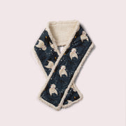 Winter Owls Sherpa Scarf