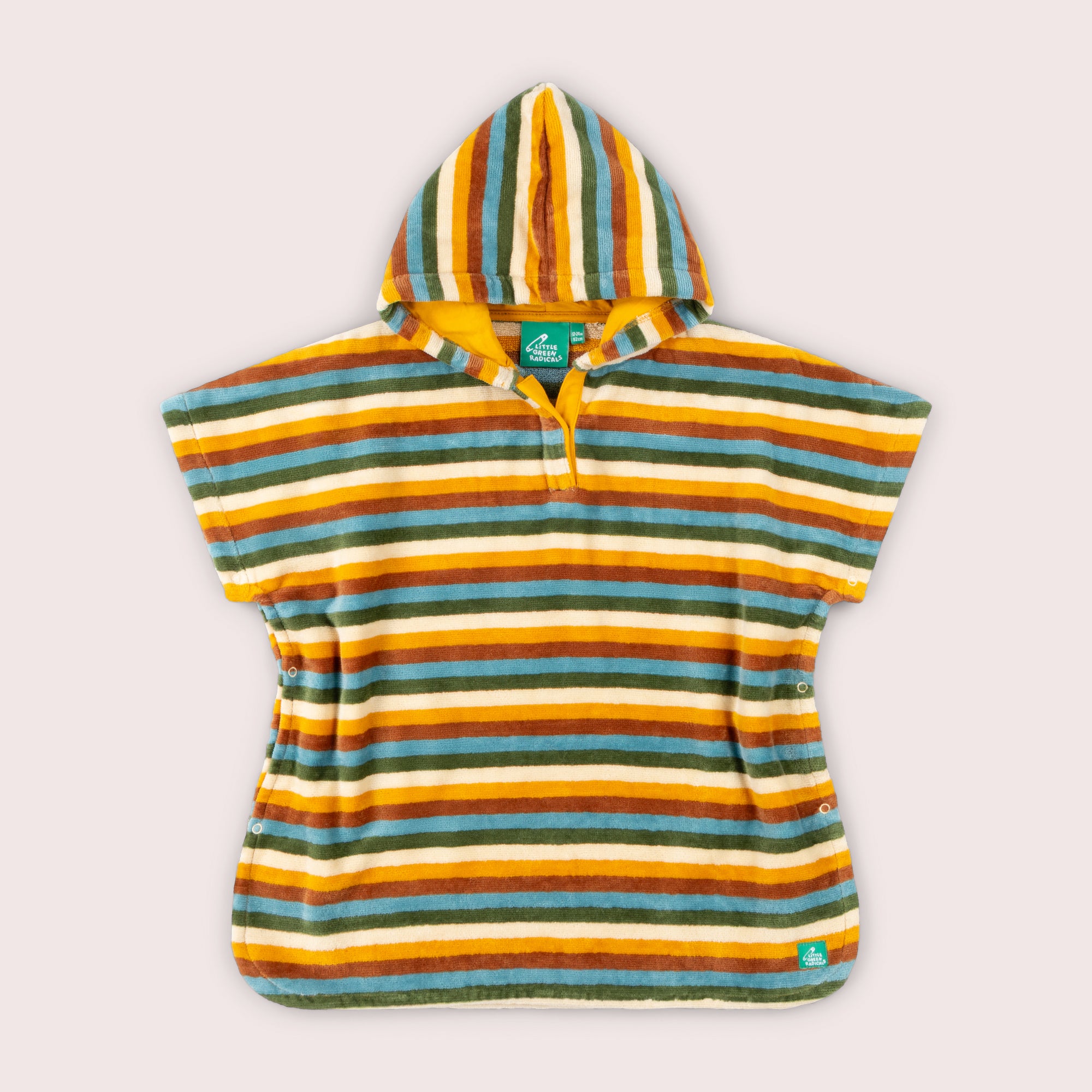 Rainbow Baby Hooded Beach Towel Poncho