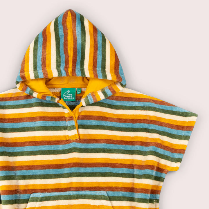 Rainbow Kids Hooded Beach Towel Poncho
