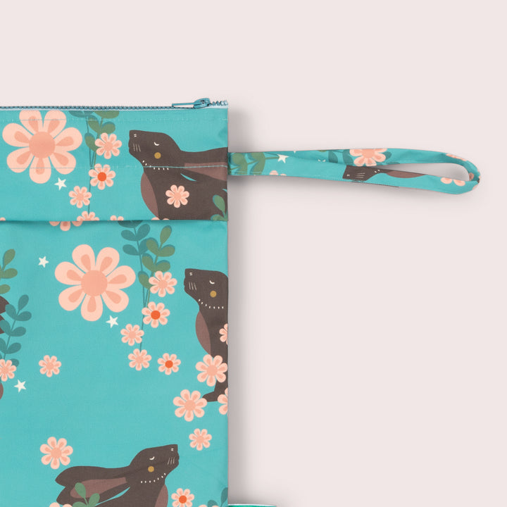 Winter Rabbits Recycled Waterproof Wet Bag