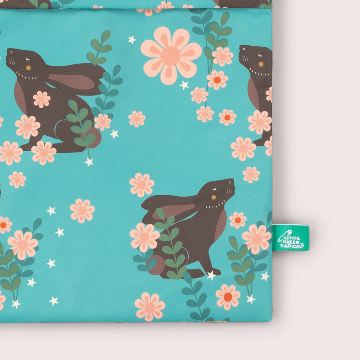 Winter Rabbits Recycled Waterproof Wet Bag