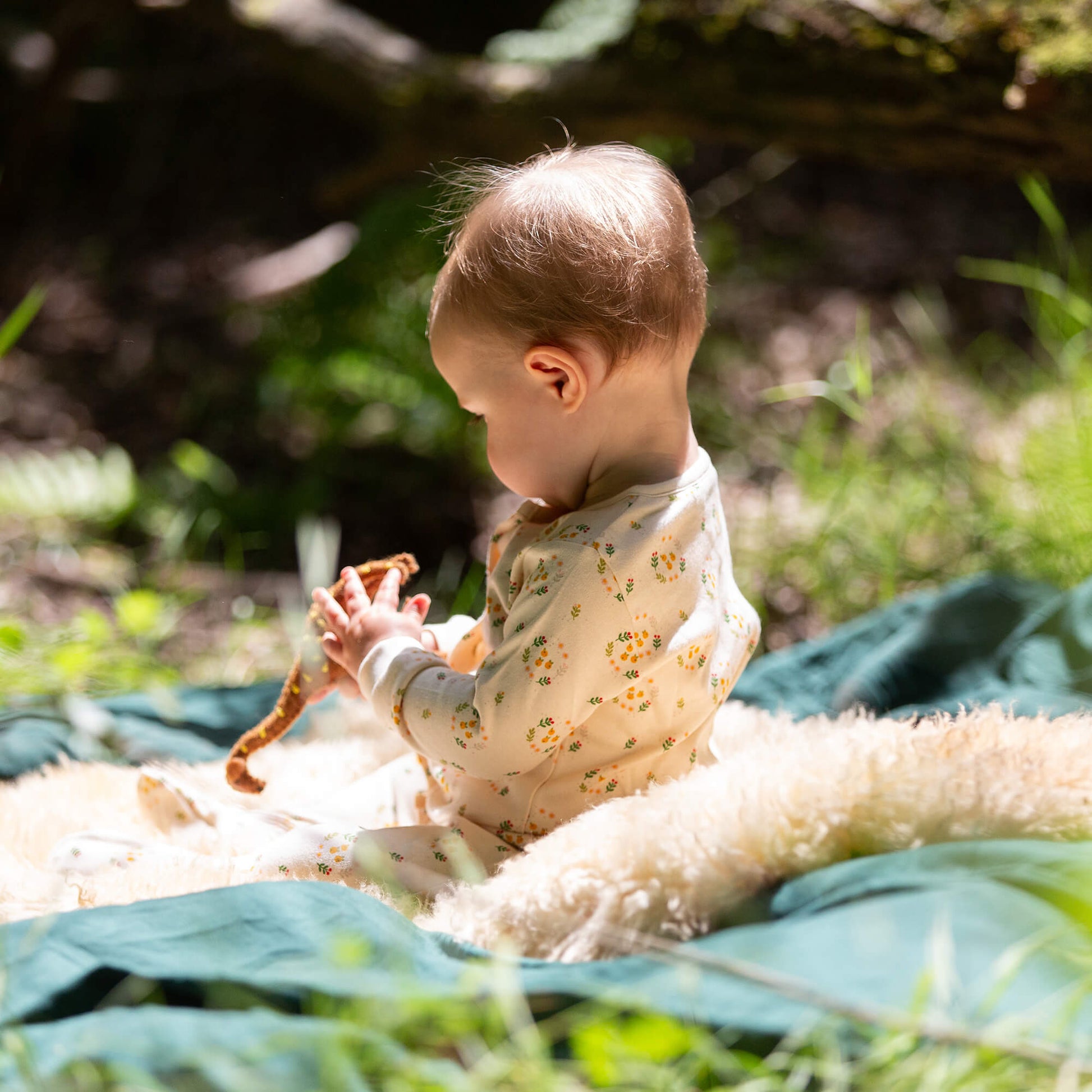 Quince Flowers Babygrow Quince Flowers / 18-24m