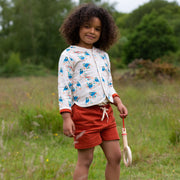 Soft Red By The Sea Twill Shorts (S24)