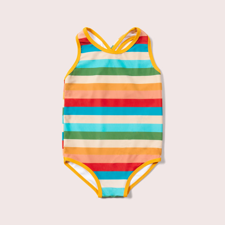 Rainbow UPF 50+ Recycled One Piece Swimsuit