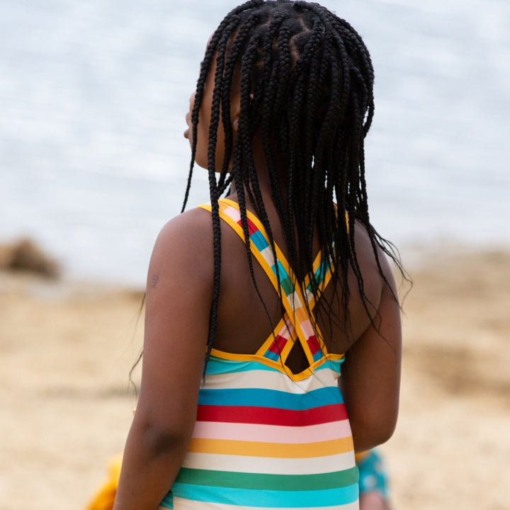 Rainbow UPF 50+ Recycled One Piece Swimsuit