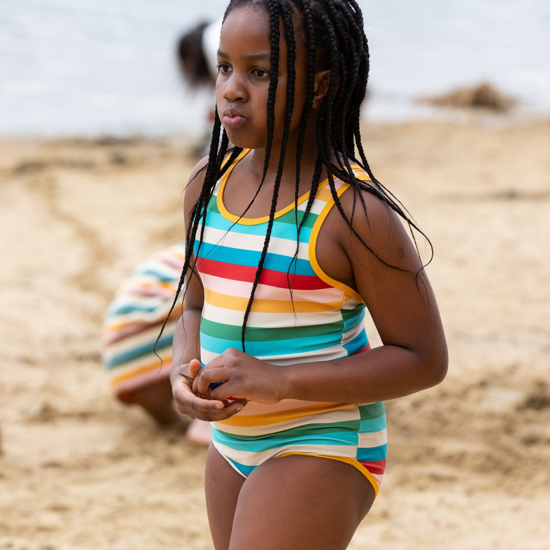 Rainbow UPF 50+ Recycled One Piece Swimsuit