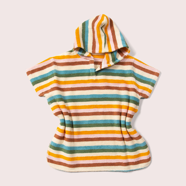 Rainbow Baby Hooded Beach Towel Poncho