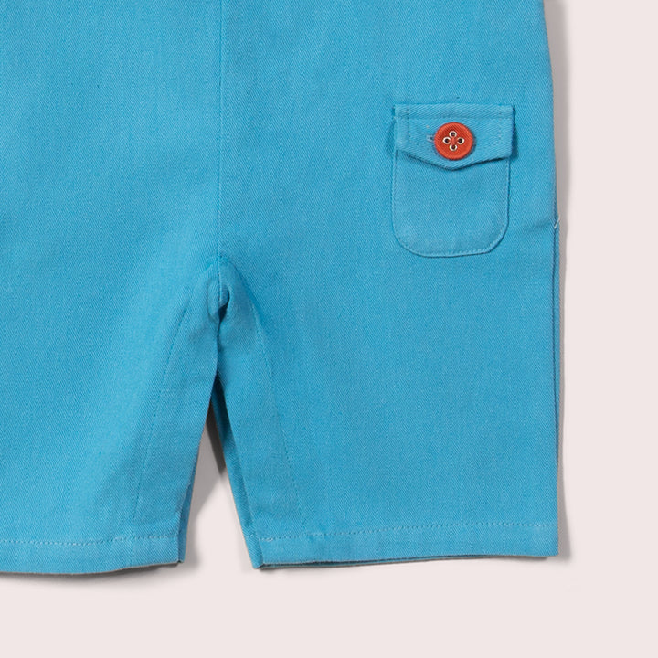 Blue Moon Pocket Dungaree Shorts