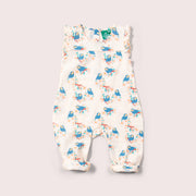 Bluebirds Frill Summer Romper