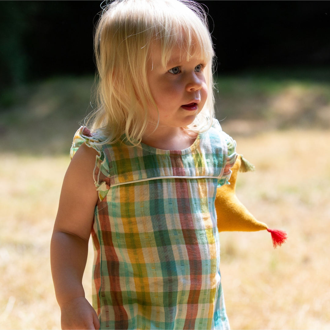 Rainbow Frill Summer Romper