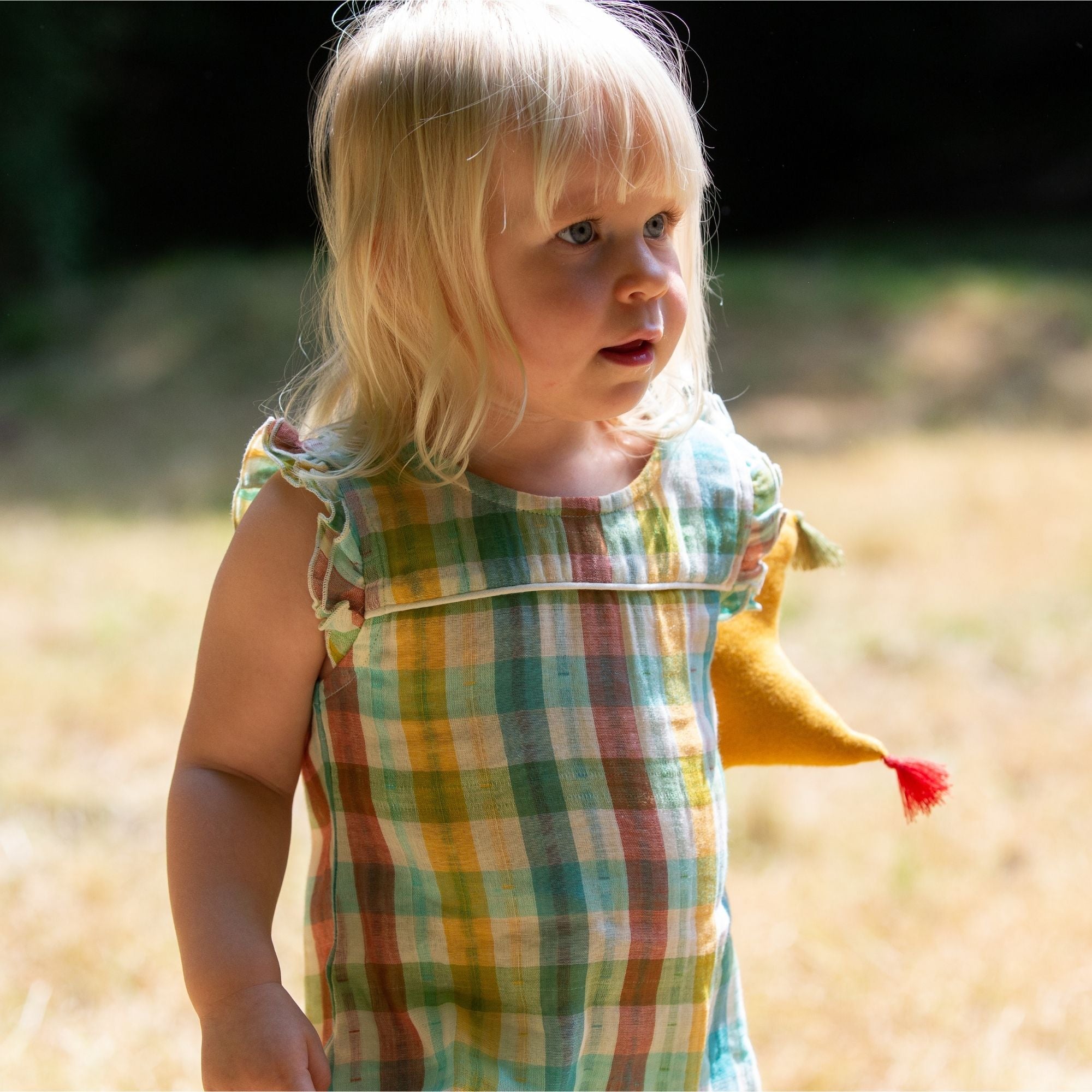 Rainbow Frill Summer Romper