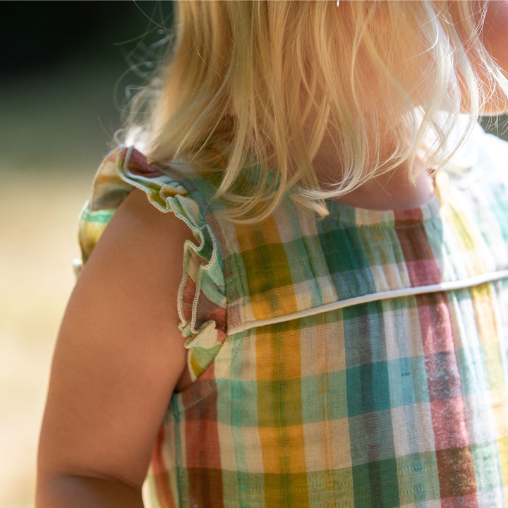 Rainbow Frill Summer Romper