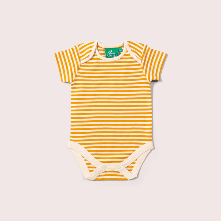 Rainbow Balloons Organic Baby Bodysuit Set - 2 Pack