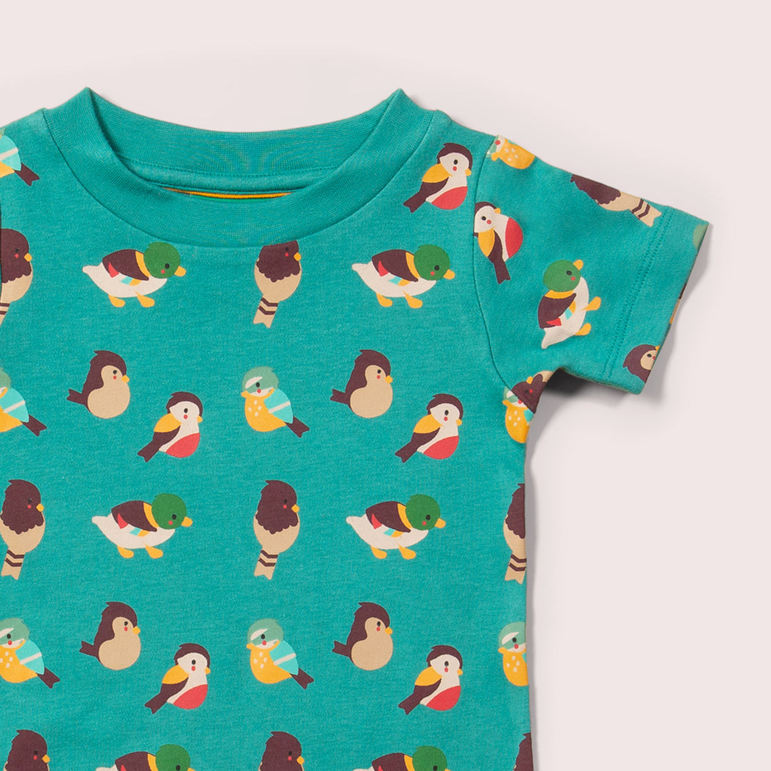 Garden Birds Short Sleeve T-Shirt