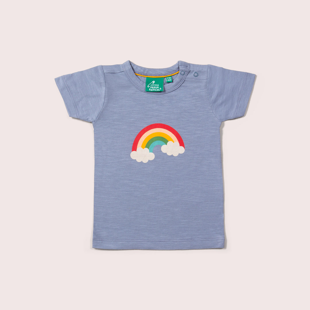 French Blue Rainbow Short Sleeve T-Shirt