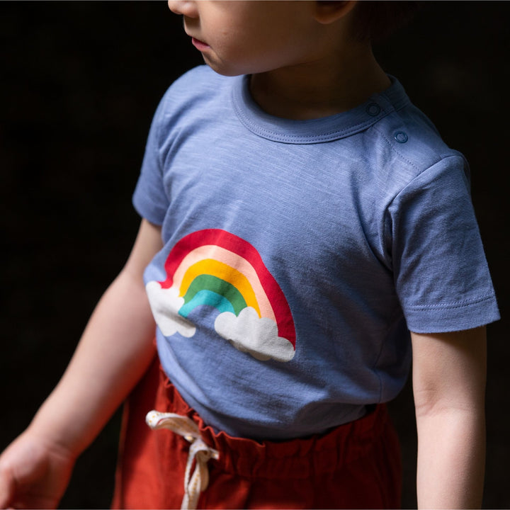 French Blue Rainbow Short Sleeve T-Shirt