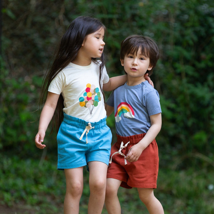 French Blue Rainbow Short Sleeve T-Shirt