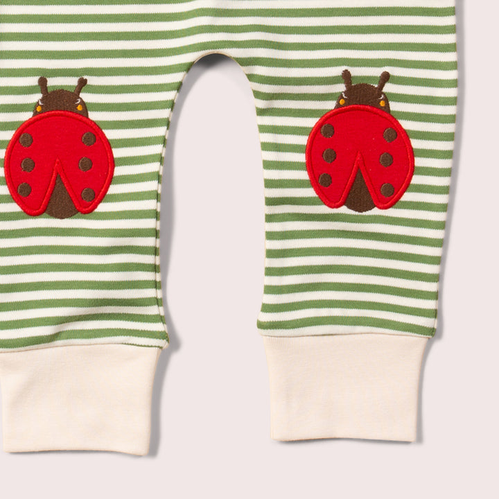 Ladybird Knee Patch Striped Joggers