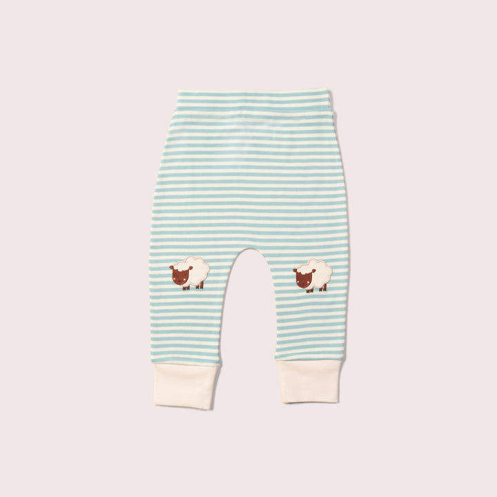 Counting Sheep Knee Patch Striped Joggers